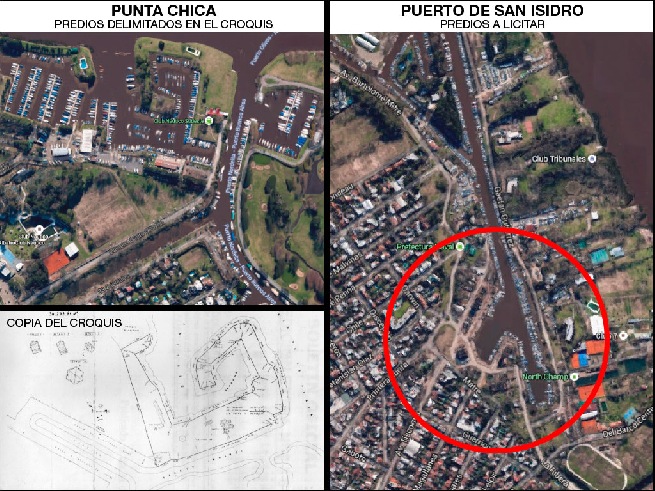 Pedido de informes sobre la adjudicación de predios del Puerto de San Isidro