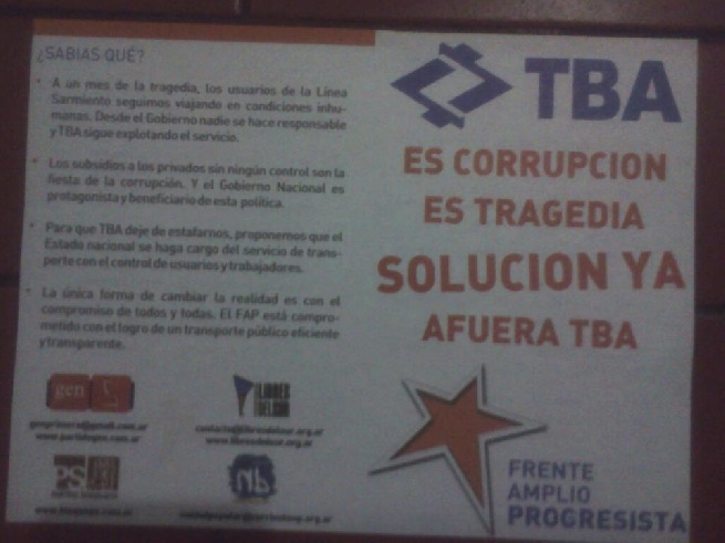 Rescisión del Contrato de Concesión con TBA